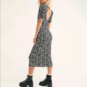 Free People Rosie Knit MIDI Dress XS